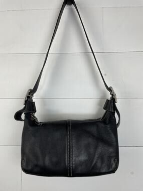 Vintage Coach Legacy Demi Hobo Bag Black Leather Shoulder Bag 9564 Read Flaw